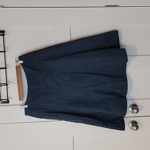 Christopher & Banks Blue Denim Skirt, size 12